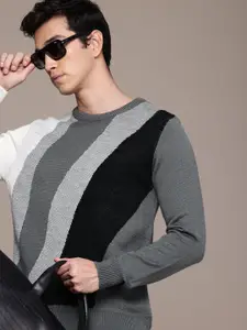 French Connection Colourblocked Pullover Sweaters