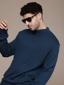 French Connection Solid High Neck Pullover