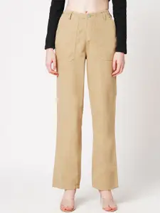 Kraus Jeans Women Relaxed Fit High Rise Clean Look Cotton Jeans