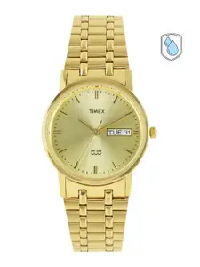 Timex Men Champagne Analogue Watch - A504
