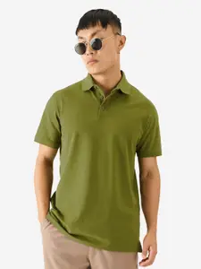 The Souled Store Polo Collar Cotton T-shirt