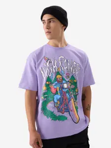 The Souled Store Graphic Printed Oversized Cotton T-shirt