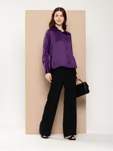 her by invictus Satin Finish Opaque Casual Shirt