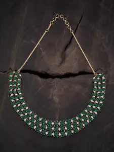 Kushal's Fashion Jewellery Gold-Plated Necklace