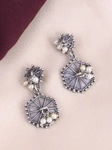 PANASH Silver Plated Drop Earrings