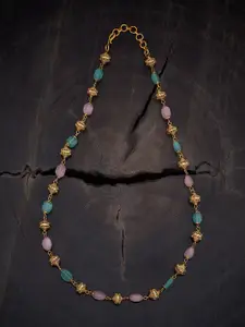 Kushal's Fashion Jewellery Gold-Plated Antique Necklace