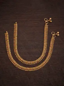 Kushal's Fashion Jewellery Gold-Plated Anklet