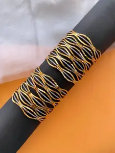 ATIBELLE Set Of 12 Gold-Plated Bangle