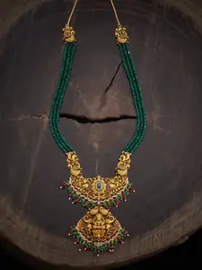 Kushal's Fashion Jewellery Copper Antique Necklace
