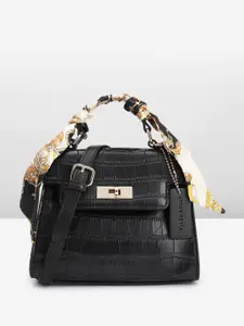 Allen Solly Animal Textured Structured Satchel