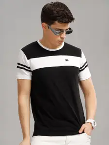 ADRO Colourblocked Monochrome Cotton T-shirt