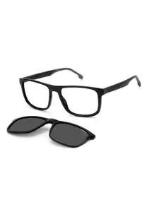 Carrera Men Rectangle Sunglasses With UV Protected Lens 716736696133