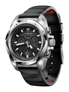 Victorinox INOX Chrono Men Textured Dial & Rubber Straps Analogue Watch 241986