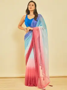 Soch Ombre Printed Pure Chiffon Saree