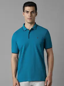 Louis Philippe Sport Polo Collar Cotton Slim Fit T-shirt