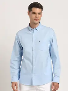 Turtle Relaxed Slim Fit Cotton Opaque Casual Shirt