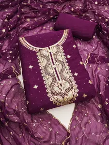 Panzora Embroidered Unstitched Dress Material