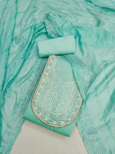 Panzora Embroidered Unstitched Dress Material