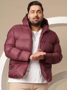 Sztori Plus Size Hooded Padded Jacket