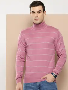 INVICTUS Turtleneck Striped Pullover