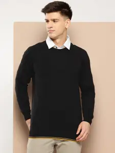 INVICTUS Striped Acrylic Pullover