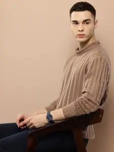 INVICTUS Men Ribbed Acrylic Pullover