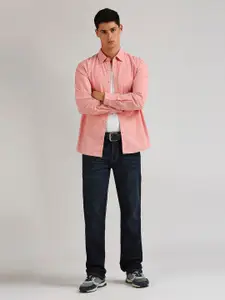 Pepe Jeans Regular Fit Long Sleeves Spread Collar Cotton Opaque Casual Shirt