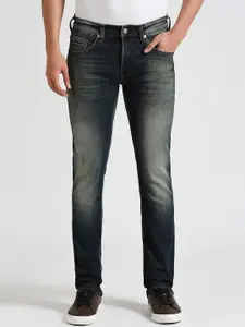 Pepe Jeans Men Vapour Slim Fit Clean Look Heavy Fade Stretchable Jeans