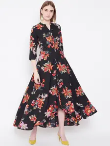 Deewa Floral Printed Maxi Dress