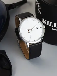 Killer Men Dial & Leather Bracelet Style Straps Analogue Watch KLMO61A