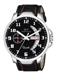 MORRIS KLEIN Men Printed Dial & Leather Bracelet Style Straps Analogue Watch MK-2020