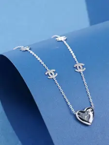 Ramdev Art Fashion Jwellery Rose Gold-Plated Necklace With Pendant