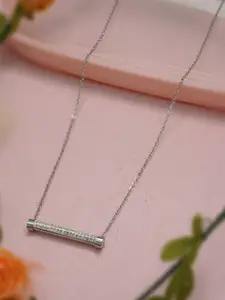 Ramdev Art Fashion Jwellery Silver-Plated Minimal Necklace