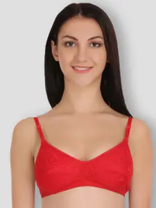 SELFCARE Self Design Lightly Padded Anti Odour Cotton T-shirt Bra- All Day Comfort