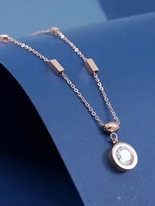 Ramdev Art Fashion Jwellery Gold-Plated Minimal Necklace