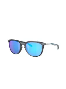 OAKLEY Men Round Sunglass with UV Protected Lens
