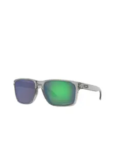OAKLEY Men Square Sunglasses with Polarised and UV Protected Lens 7895653241381