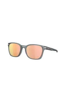 OAKLEY Men Round Sunglass With Polarised & UV Protected Lens 7895653254787