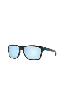 OAKLEY Men Rectangle Sunglasses With Polarised and UV Protected Lens 7895653240346