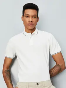 max Cotton Polo Collar Knitted T-shirt