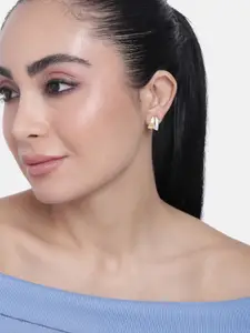 Estele Gold-Plated Contemporary Studs