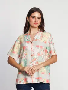 Zink London Women Floral Opaque Printed Casual Shirt