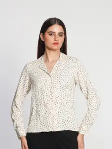 Zink London Women Floral Opaque Printed Casual Shirt