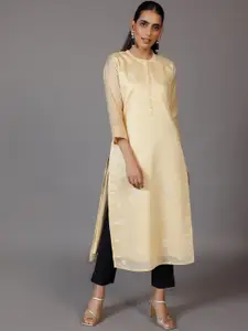 Libas Ethnic Motifs Embroidered Thread Work Kurta