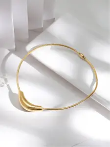 Rubans Voguish 18 KT Gold-Plated Necklace