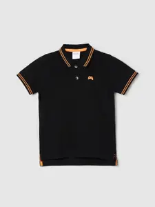 max Boys Polo Collar Short Sleeves Regular Fit T-shirt