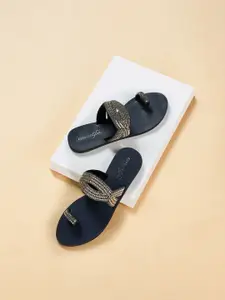 Forever Glam by Pantaloons Embellished One Toe Flats