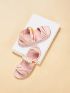 Forever Glam by Pantaloons Striped Open Toe Flats