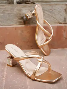 CORSICA Open Toe Block Heels