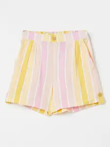 Fame Forever by Lifestyle Girls Striped Pure Cotton Shorts